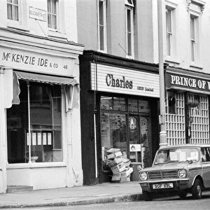 Shops in Elizabeth Street, Belgravia, London SW1 24th September 1973