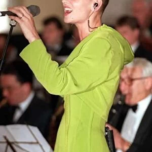 Sinead O Connor Irish singer 1990 singing with orchestra