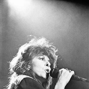 Singer Elkie Brooks seen here performing on stage at Leas Cliff Hall, Folkestone