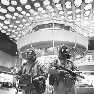 Soldiers from the T. A. on a recruiting drive in Eldon Square, Newcastle