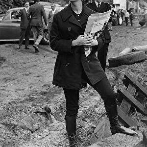 Sophia Loren August 1965 Italian actress Sophia Loren pictured arriving at Crumlin