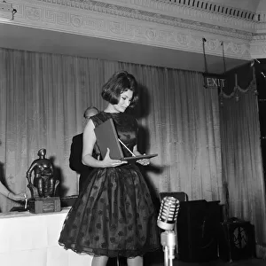 Sophia Loren at the British Film Academy Awards. Sophia Loren receives her award as