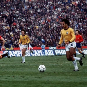 Spain v Brazil World Cup 1978 football Renaldo