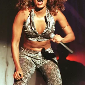 Spice Girl Mel B performs for Prince Harry and his father Prince Charles in Johannesburg