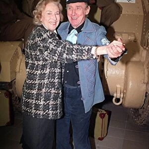 Spike Milligan Actor with Christabel Leighton-Porter Actress at The Imperial War Museum