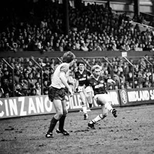 Stoke v. Aston Villa. March 1984 MF14-21-036 The final score was a one nil
