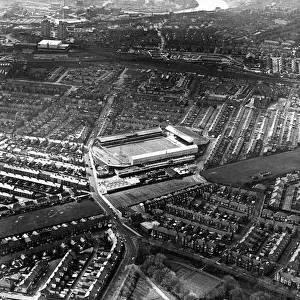 Sunderland Associated Football Club - An aerial picture of Roker Park 01 / 03 / 81 circa