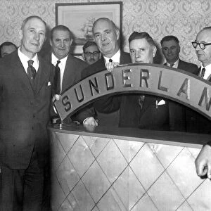 Sunderland Associated Football Club - The Locomotive name-plate is handed over to Stanley