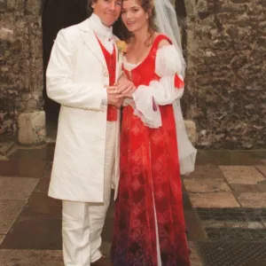 TAMSIN OLIVIER & SIMON DUTTON MARRIAGE BLESSING AT WESTMINSTER ABBEY 11 / 06 / 1995