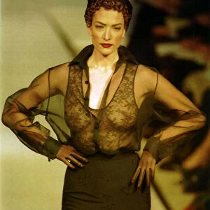 Tatjana Patitz Fashion Paris Guy La Roche January 1996