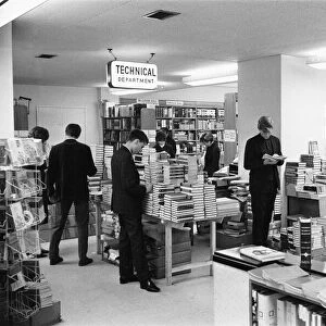 Technical book department at Foyles bookshop in Charring Cross Road, London
