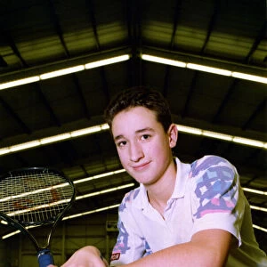 Tennis player, Daniel Kiernan, who went on to be ranked Britain