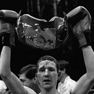 Terry Marsh after win against Akio Kameda to take the Featherweight title