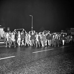 "The Great Cup Trek", Stoke City fans walk to Old Trafford ahead of tomorrows