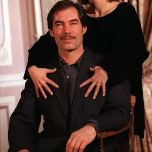 Timothy Dalton actor Joanne Whalley-Kilmer actress who are to star in a mini