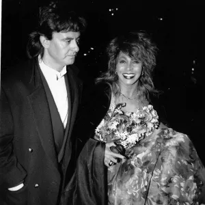 Tina Turner singer with boyfriend Erwin Bach 1989