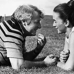 Togetherness for Tommy Docherty and Mary Brown, relaxing in a remote moorland setting