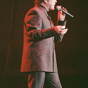 Tom Jones performing at The Cardiff International Arena, Cardiff, Wales