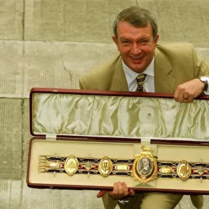 Tommy Gilmour September 1998 with the Lonsdale belt won by Chic Calderwood
