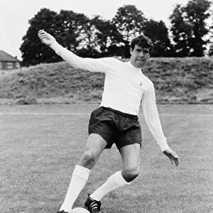 Tottenham Hotspur footballer Mike England during a training session. July 1968