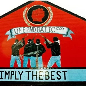 UVF Mural Shankill Road Belfast January 1997 Simple The Best UFF mural in the Shankill