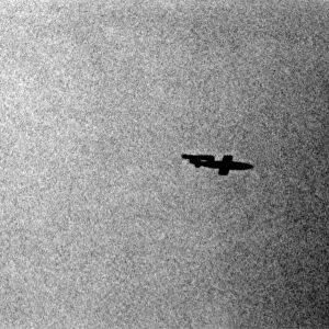 A V1 Flying bomb on his way to Hampstead, London June 1944. P009492
