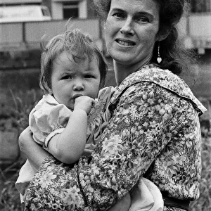 Victoria Gillick and her daughter Clementine, aged 1, at home in Wisbech, Cambridgeshire