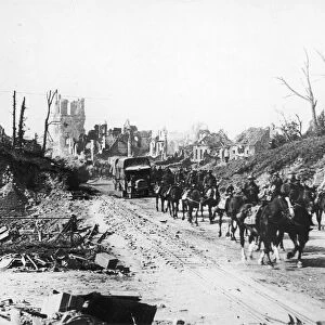A view of Menin Gate. Ypres, Belgium. September 1918