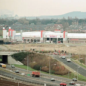Views. A66 towards Teesside Leisure Park. 31st March 1995
