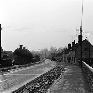 The village of Bladon, Oxfordshire. 25th January 1965