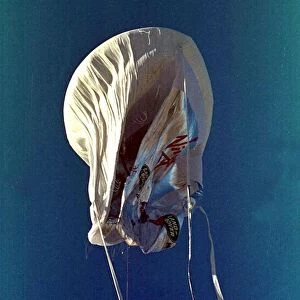 The Virgin Global Challenger hot air balloon December 1997 in which Richard Branson will