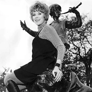 Wendy Craig Actress Roles Peter Pan Visits the Peter Pan statue in
