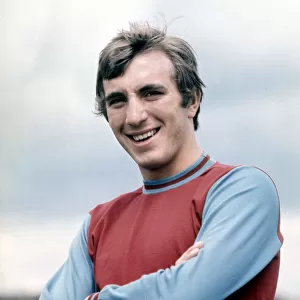 West Ham United footballer Billy Bonds July 1968