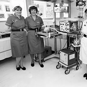 Whiston Hospital Special Care Baby Unit open with l-r Sisters Carol Brennan