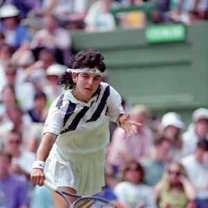 Wimbledon Tennis. A. Sanchez Vicario v. Fernandez. July 1991 91-4196-067