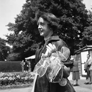 Wimbledon Tennis Championship. Gloria Butler - U. S. Player. June 1952 C3163