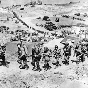 World War Two - Second World War - The D-Day invasion of Normandy. France