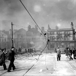 WW2 Air Raid Damage Liverpool Bomb damage in Liverpool