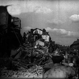 WW2 Bomb Damage at Leytonstone October 1944
