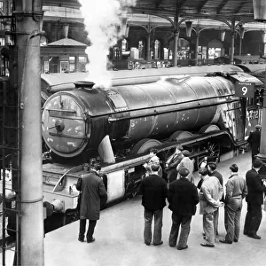 Young train spotter were able to take a look at railway history on 23rd February 1965 at