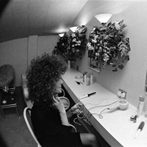 A young woman in the toilets at The Mall nightclub in Stockton. 15th December 1988