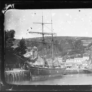 Little Dorrit moored at West Looe Quay, Pennylands area