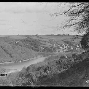 West Looe River & Trenant Woods from Polean Lane