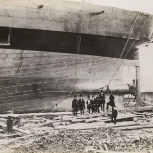 Launch of the SS Great Eastern Print, 1857 Launch of the SS Great Eastern Print, 1857
