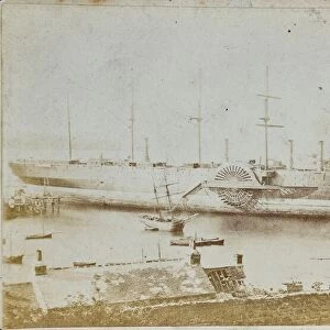 SS Great Eastern in unnamed harbour