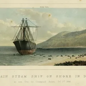 The SS Great Britain Ashore Print, 1846