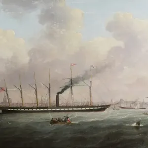 The SS Great Britain Print: Atlantic Flag at Liverpool