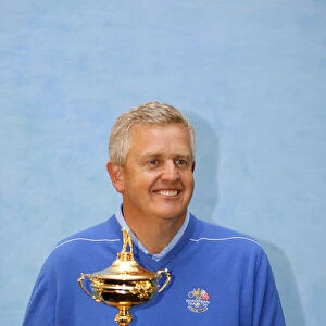 Colin Montgomerie With The Ryder Cup