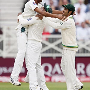 Mohammad Asif Celebrates His 5 Wicket Haul