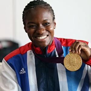 Nicola Adams With Her Gold Medal